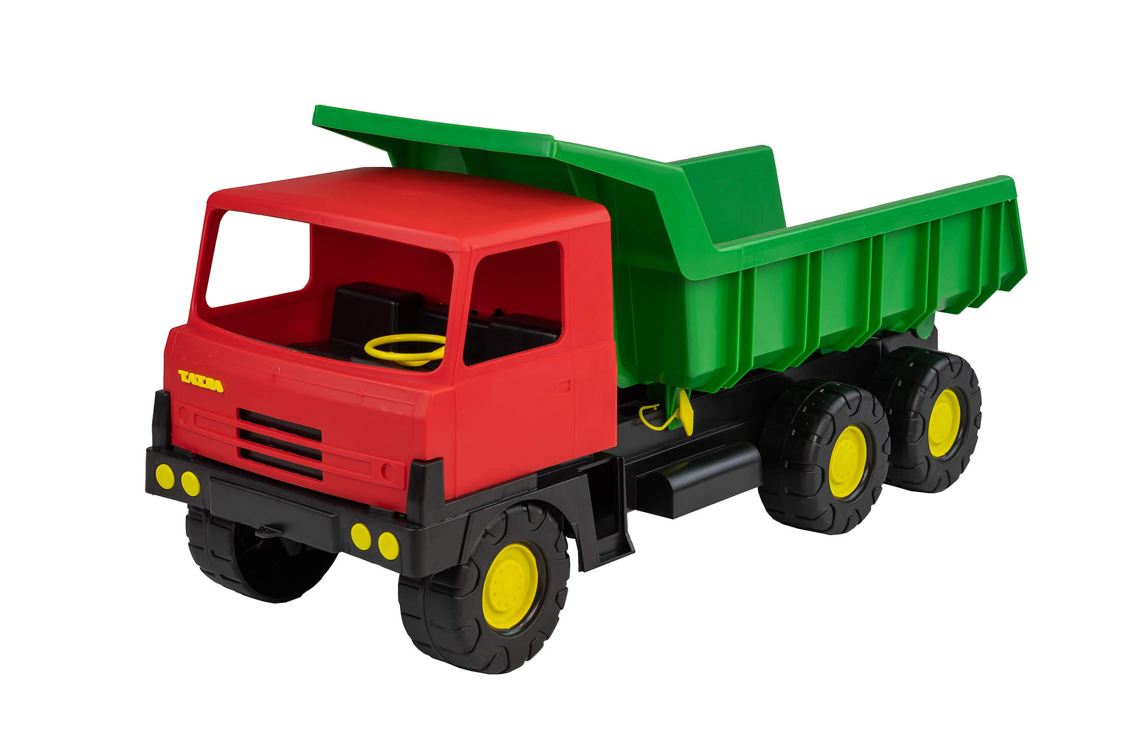 Dětské nákladní auto PF PLASTY CZ - - korba zelená, kabina červená